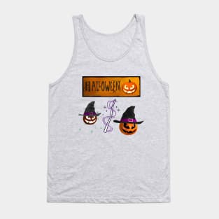 Halloween Pumpkin Witches STICKER PACK Tank Top